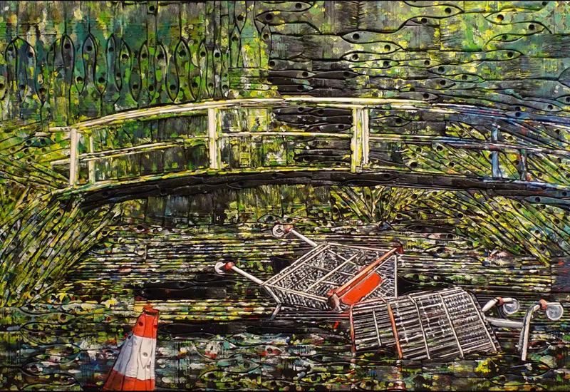 Banksyjev Monet prodan za 9,8 milijuna dolara