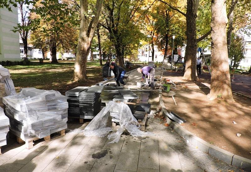 Radovi u gradskom parku - Završavaju se radovi u gradskom parku u Jablanici