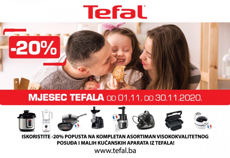 Mjesec Tefala: - 20% popusta na kompletan Tefal asortiman!