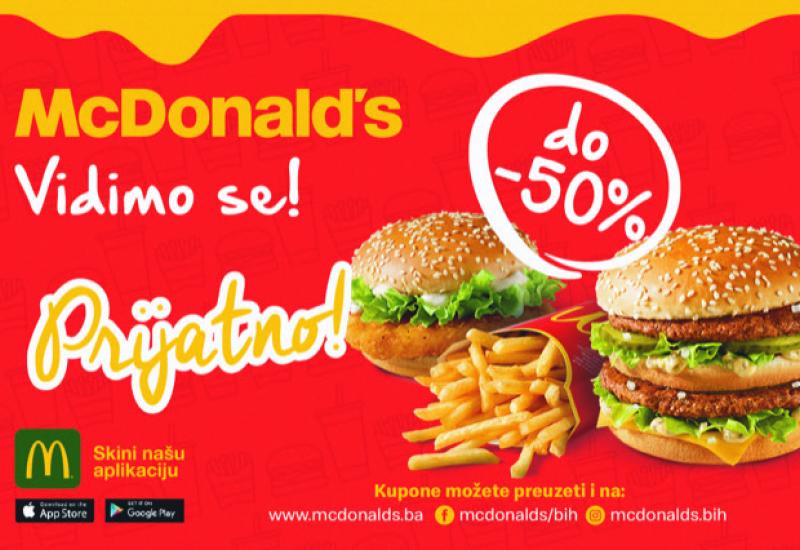 Super vijesti za sve ljubitelje kupona i slasnih McDonald's zalogaja