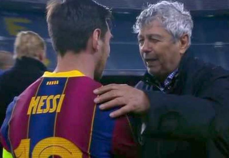 Messi i Mircea Lucescu, trener Kijevljana  - I proslavljeni trener žicao Messijev dres nakon utakmice