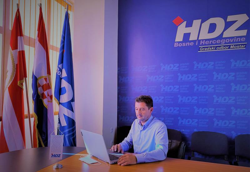 Dr. Mario Kordić pustio u rad novu web stranicu Gradskog odbora HDZBIH Mostar
