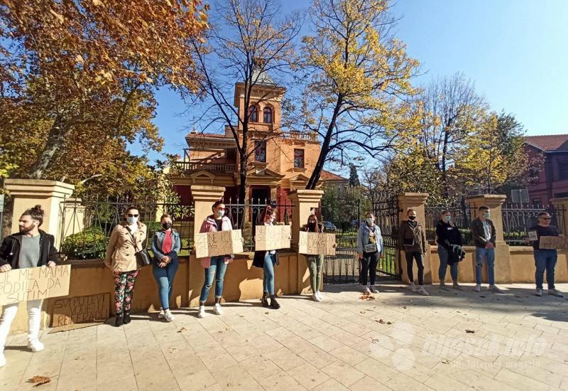 Mlak drugi prosvjed studenata u Mostaru