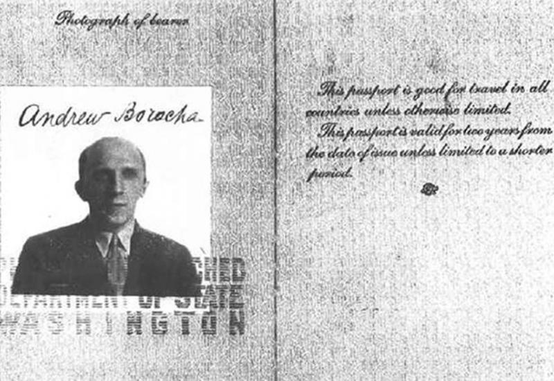 Putovnica iznada Jakovu Serebrjanskom za rad u SAD-u. - Kako je cijela Europa strahovala od sovjetskog špijuna
