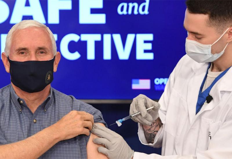 Mike Pence - Potpredsjednik SAD uživo u TV programu primio cjepivo protiv COVID-19