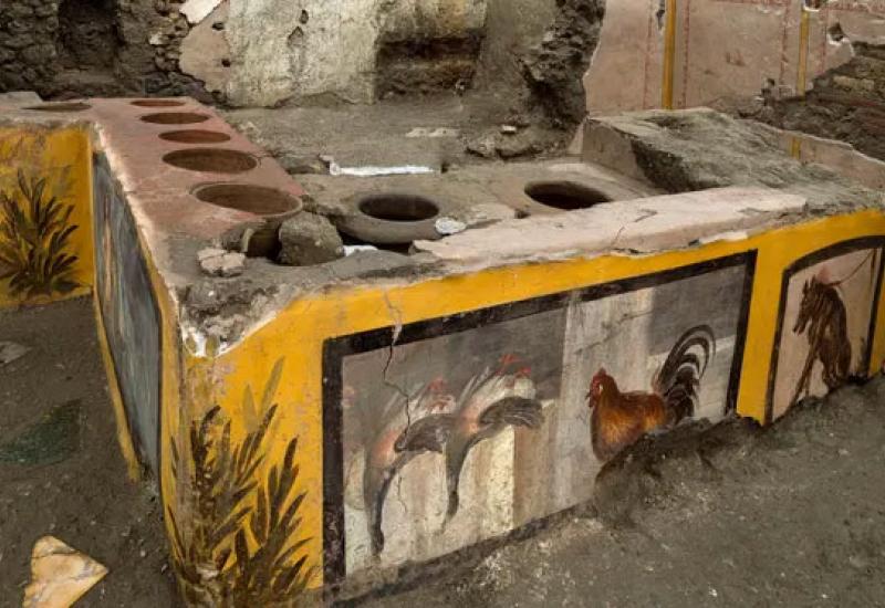 Zalogajnica - Pompeji: Otkriveni netaknut pult i ostaci hrane