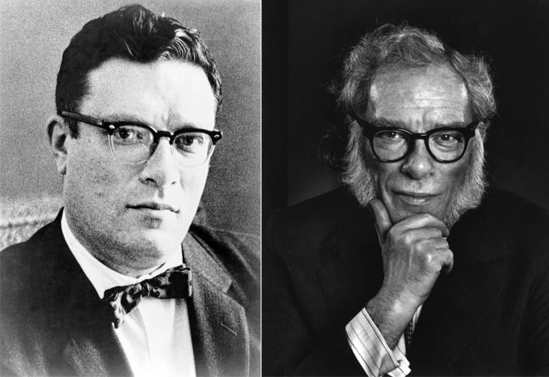 Isaac Asimov (2. siječnja 1920. , Petroviči, Rusija -  6. travnja 1992., Brooklyn, SAD) - Pisac čijim djelima treba čak 70 metara prostora na policama
