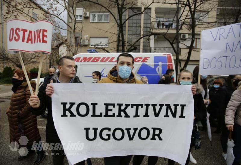 Zdravstveni radnici: Stižu šatori pred Vladu HNŽ-a!