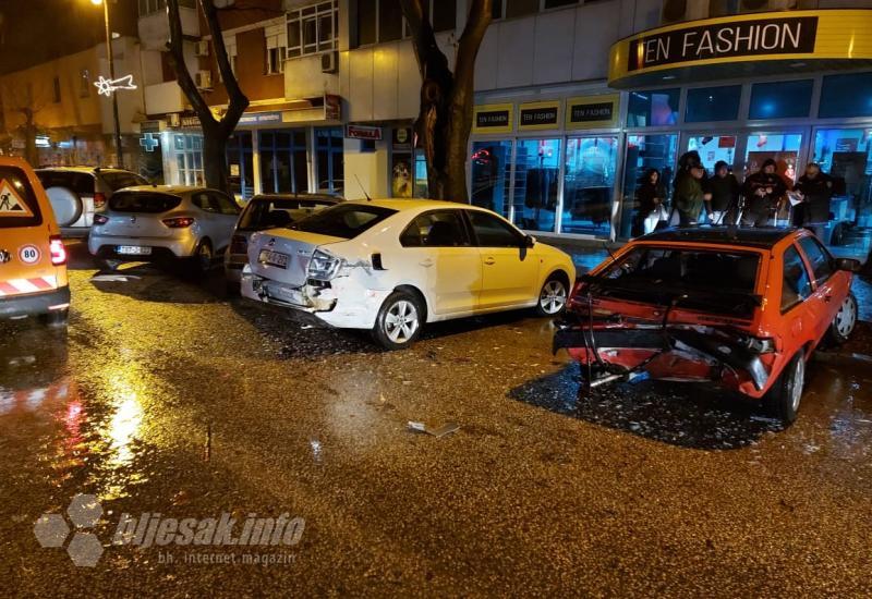 Mostar: ''Pokosio'' tri parkirana automobila
