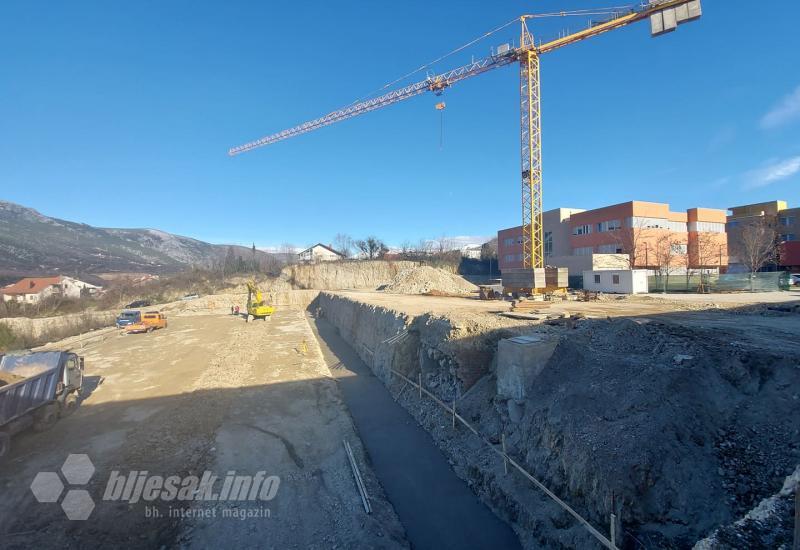 Gradilište nove mostarske Pedijatrije - Aktivno na gradilištu Klinike za dječje bolesti SKB Mostar