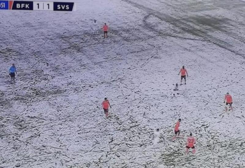 Igrači Sivasspora imali su 'savršenu' boju dresova za utakmicu na snijegu