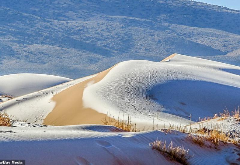 Nevjerojatni prizori snijega i leda u Sahari