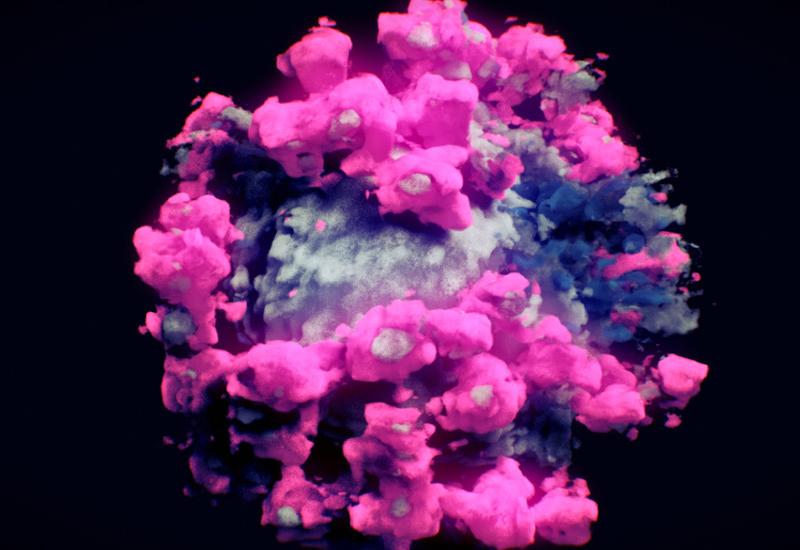 3D prikaz koronavirusa