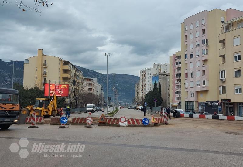 Tekući radovi na mostarskim prometnicama - Mostar i radovi: Što se planira u ovoj godini