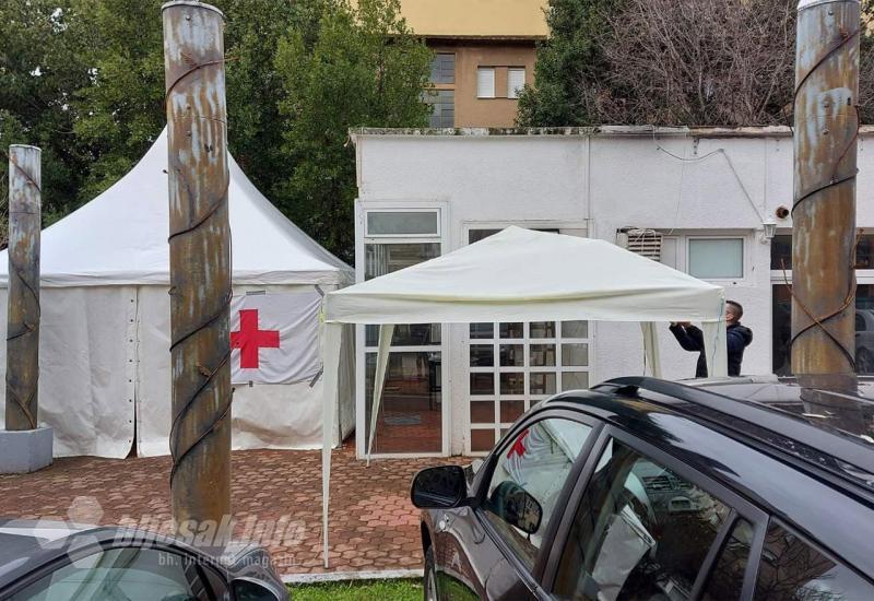 Pored Vlade HNŽ-a: Zbog epidemiološke situacije zdravstveni radnici uklonili šatore