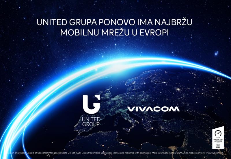United Grupa ponovo ima najbržu mobilnu mrežu u Europi