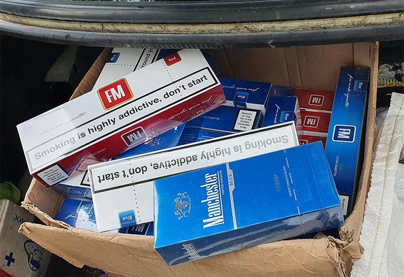 Oduzete cigarete - Gruđanin uhićen u švercu cigareta: Oduzeto 750 šteka