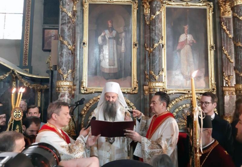 Ustoličen novi patrijarh Srpske pravoslavne crkve 