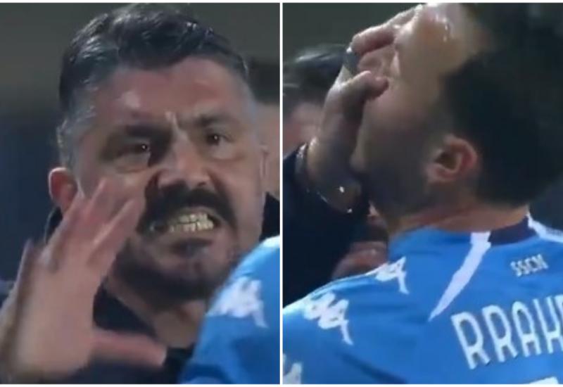 Gennaro Gattuso izvan kontrole... - Gattuso zgrabio bivšeg dinamovca za lice nakon poraza Napolija