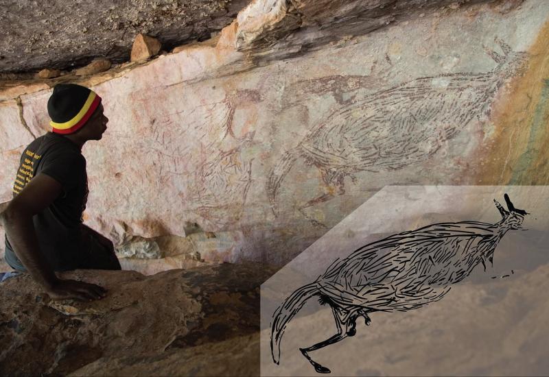Crtež kengura iz australske pećine star je 17.000 godina