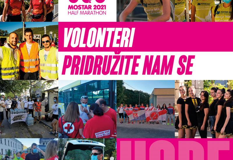 Poziv volonterima za Mostar Run Weekend 2021