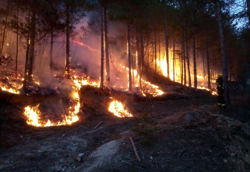 Na području HNŽ-a aktivna četiri požara