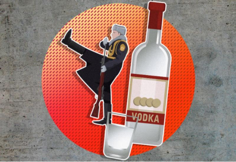 Ilustracija - Pijte votku poput Rusa!
