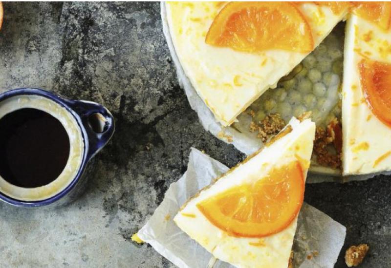 jednostavniji cheesecake s narančom  - Ko stvoren za nedjelju, jednostavniji cheesecake s narančom 