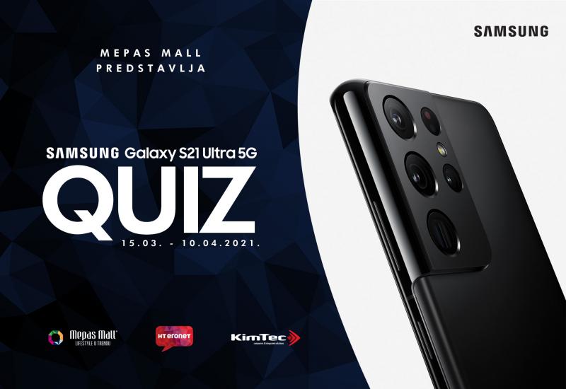 Samsung Galaxy S21 Ultra 5G Quiz od 15.3. do 10.4.2021.