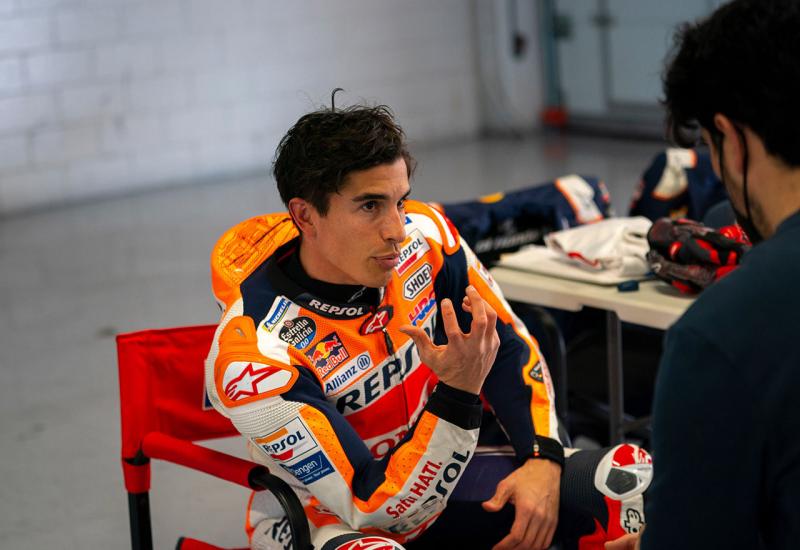 Marquez prvi put na MotoGP stazi nakon ozljede  - Marquez prvi put na MotoGP stazi nakon ozljede 