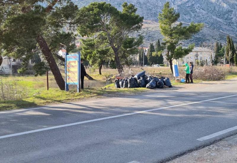 Građani očistili južni dio Mostara, prikupili preko 200 vreća smeća