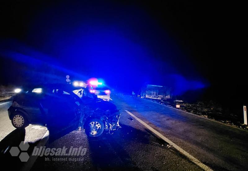 Mostar: Prometna nesreća na Žovnici, dvije osobe odvezla Hitna pomoć