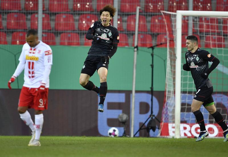 Japanac Yuya Osako donio je klubu iz Bremena prolaz u polufinale Kupa Njemačke - Werder u polufinalu Kupa