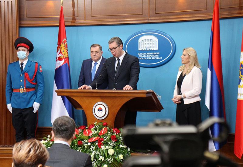 Vučić: Nismo zainteresirani za 'Veliku Srbiju', ljudima je dosta rata