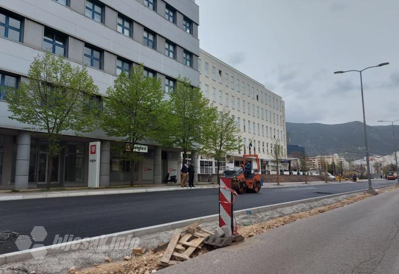 Prvi metri asfalta na novoj magistrali kroz Mostar