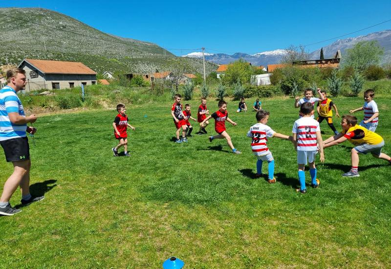 Ragbi kamp u Mostaru  - Mališani u Mostaru zaigrali ragbi 