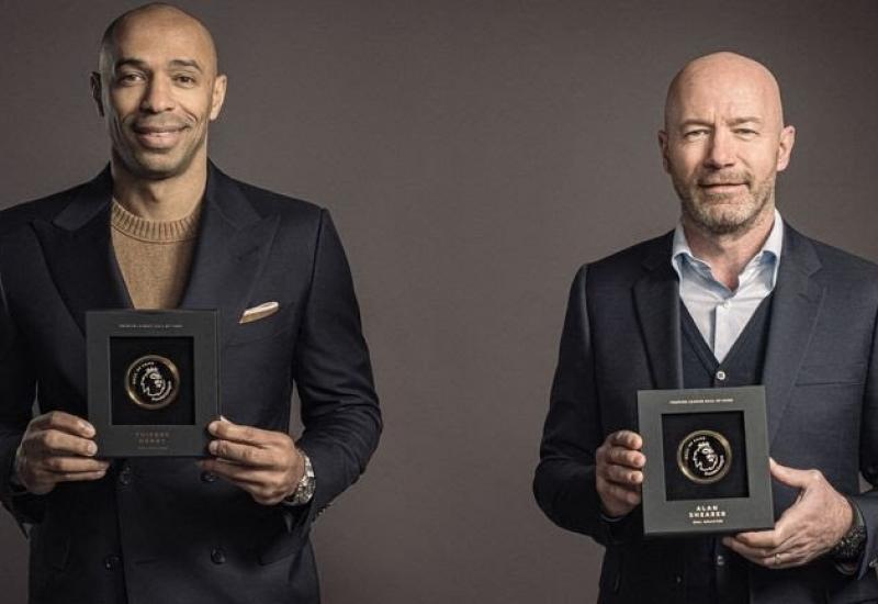 Thierry Henry  i Alan Shearer, legende Premier lige - Alan Shearer i Thierry Henry prvi u Kući slavnih