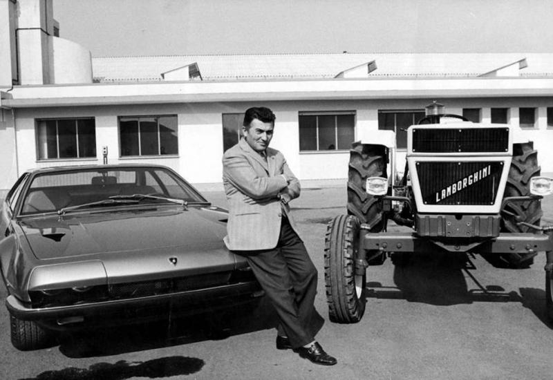 Ferruccio Lamborghini (Renazzo, 28. travnja 1916. - Perugia, 20. veljače 1993.) - Proizvođač traktora koji je stvorio slavni sportski automobil