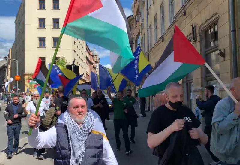 Prosvjed za Palestinu u Sarajevu - HRT: Sukob Izraela i Hamasa prenio se i na BiH?