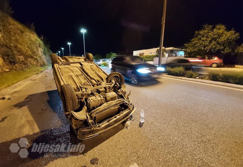 Mostar: U prevrtanju Passata ozlijeđena jedna osoba