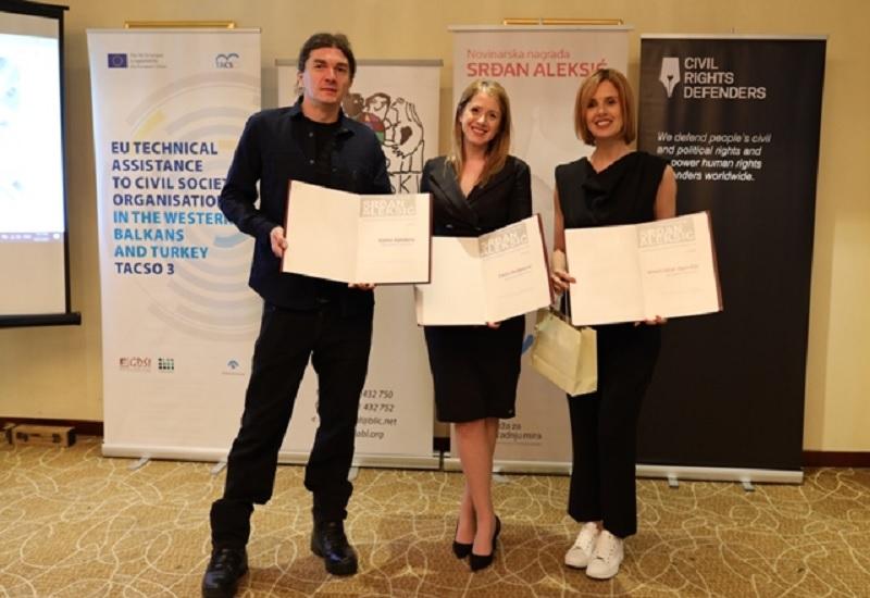 Dodjela novinarske nagrade Srđan Aleksić - Novinarska nagrada “Srđan Aleksić” dodijeljena po 10. jubilarni put