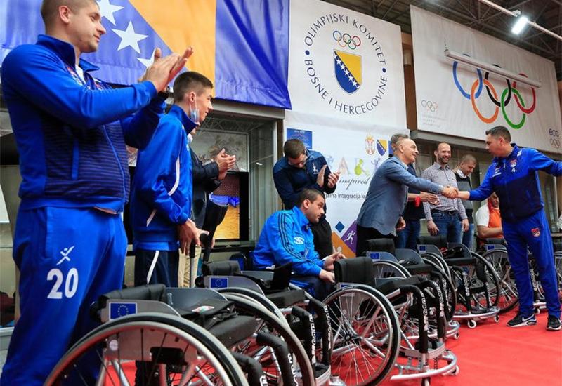 U Mostaru cijepljeni članovi paraolimpijskog tima BiH - U Mostaru cijepljeni članovi paraolimpijskog tima Bosne i Hercegovine