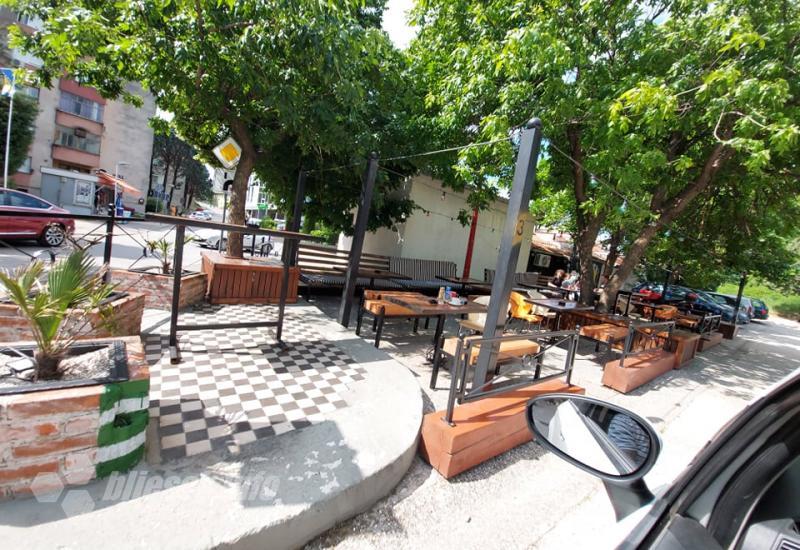 Caffe bar Špago  - Uklonjene terase - Na parkingu se više neće piti kava