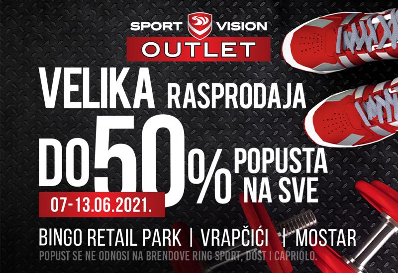 Velika Sport Vision Outlet rođendanska rasprodaja u Mostaru
