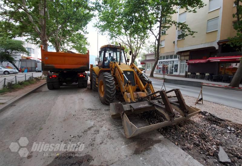Mostar: Nastavljaju se radovi na rekonstrukciji Avenije 
