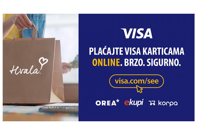 Svijet online mogućnosti čeka na Vas uz Visa kartice