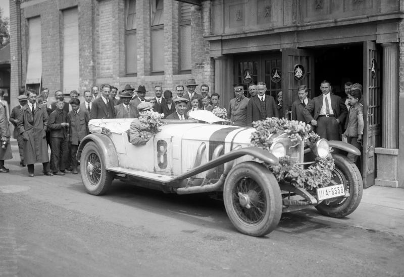 Mercedes-Benz Model S na Njemačkom Grand Prix in Nürburgring, 1927  - Prije 94. godine organizirana prva utrka na slavnoj njemačkoj stazi Nürburgring 
