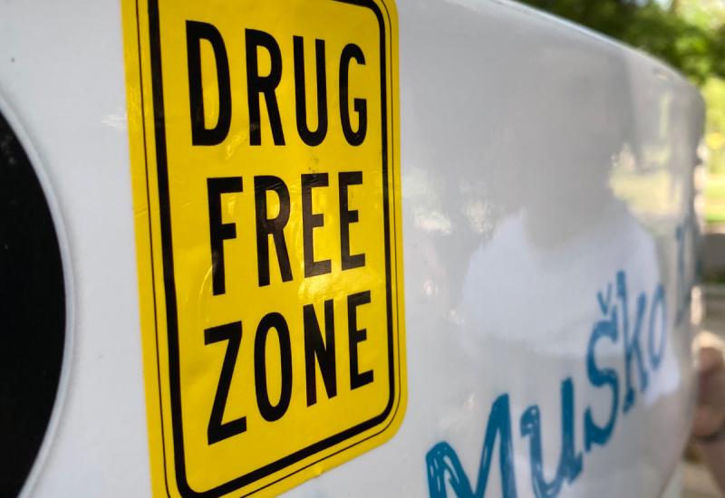 Akcija u Mostaru - Drug free zone