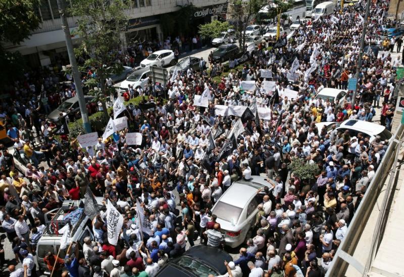  - Novi prosvjed tisuća Palestinaca nakon smrti kritičara vlasti
