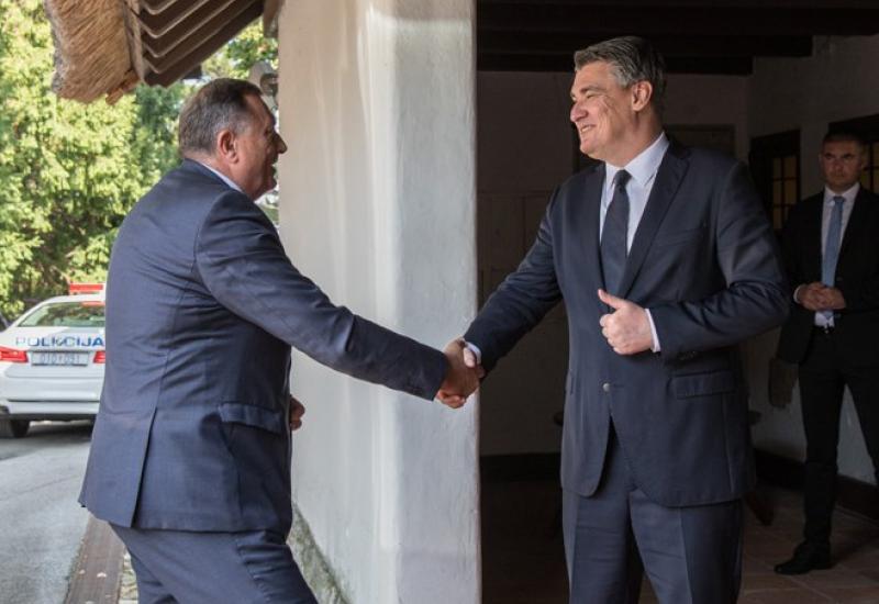 Sastali se Dodik i Milanović 